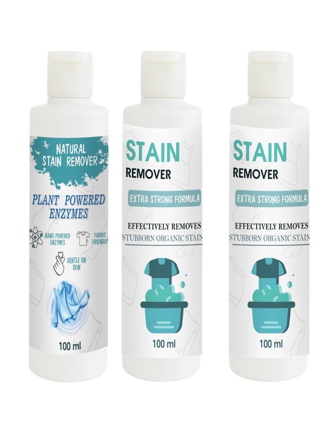 مجموعة مزيل بقع توفوس للقمصان والدمى والدمى | محلول تنظيف متعدد الأسطح للملابس والأقمشة والمفروشات (100 غرام لكل عبوة) - Image 1